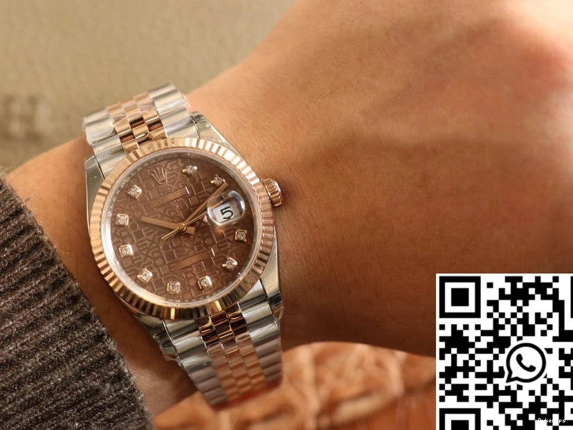 EW Factory Rolex Color Datejust Chocolate Diamond M126231-0025 Dial 0110